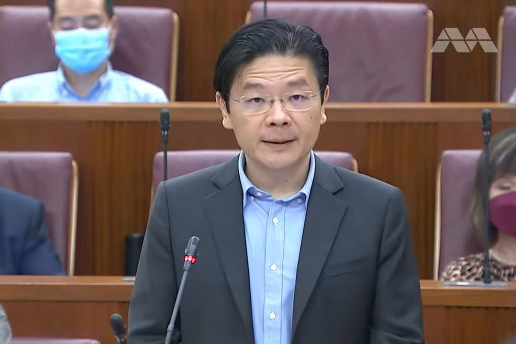 Finance Minister Lawrence Wong. ― Picture courtesy of CNA via TODAY