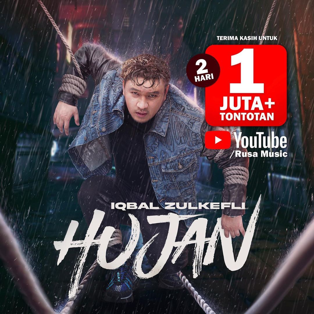 Ahmad Iqbal's first single Hujan has earned over a million views since it was released officially on Youtube. u00e2u20acu201d Picture via Instagram