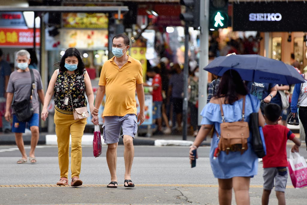 Singapore has registered a total of 259,875 coronavirus cases since the start of the pandemic last year. ― Reuters pic