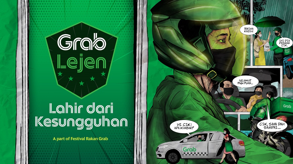 The comic series feature the true stories Malaysians have shared of driver- and delivery-partners going above and beyond the call of duty over the past year. ― Picture courtesy of Grab Malaysia