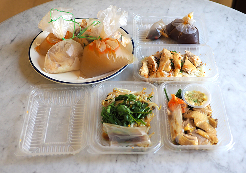 Your takeaway for home will arrive in various boxes and plastic bags so just plate them up to enjoy.
