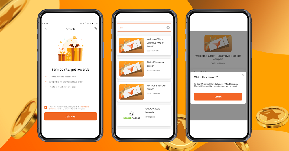 Lalamove has announced the launch of its Lalamove Rewards, a points-based program that benefits its customers every time they place a delivery order on the app.  — Photo courtesy of Lalamove