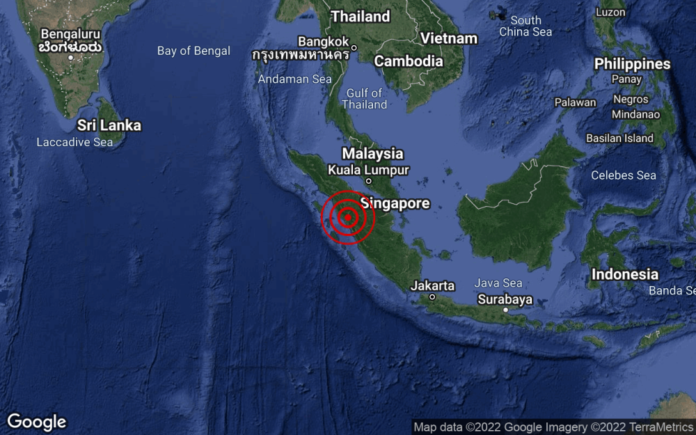 Malaysia magnitude earthquake