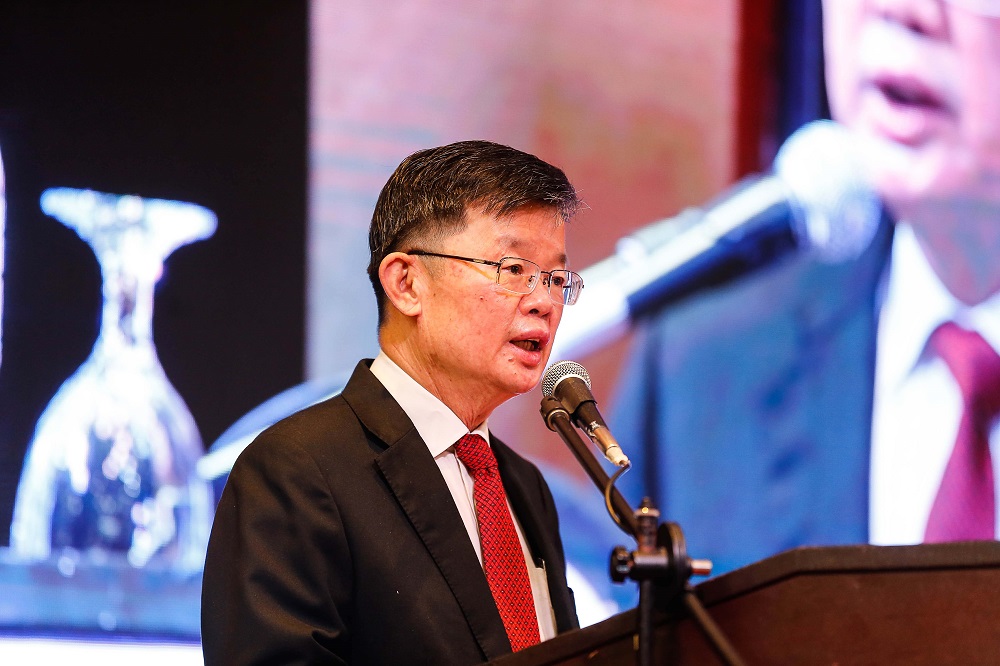 Penang Chief Minister Chow Kon Yeow delivers his speech during the launch of the 10th Malaysian Healthy Ageing Conference in George Town March 15, 2022. u00e2u20acu2022 Picture by Sayuti Zainudin