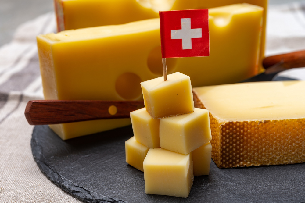 This yearu00e2u20acu2122s champion cheese is a Swiss Gruyere! u00e2u20acu201d Shutterstock pic via ETX Studion