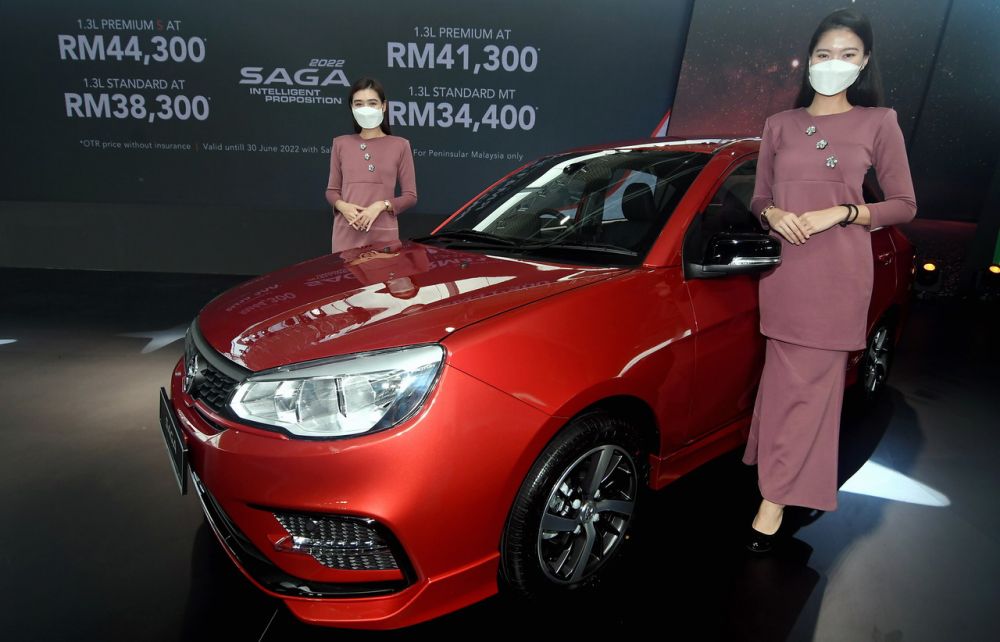The all new 2022 Proton Saga was launched at the Crystal Showroom, Proton Centre of Excellence Shah Alam on May 12, 2022. u00e2u20acu201d Bernama pic