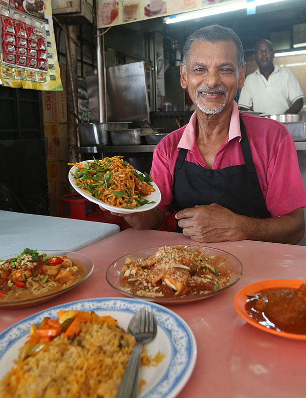 Navvirusaleem bin Ibrahim (Saleem) is the man behind the stove and this business started back in 1979