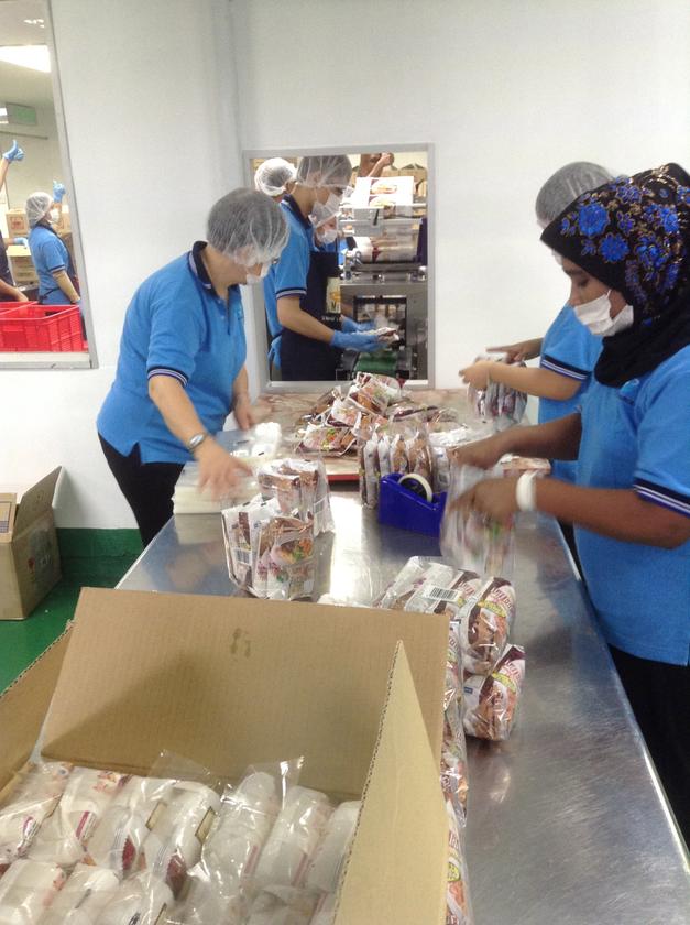 The packing production line at the facility under Sky Resources that will move to new premises by the middle of next year.