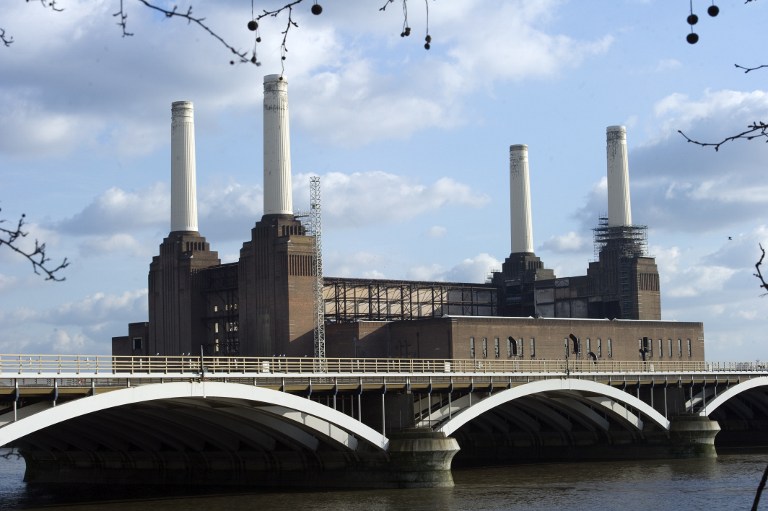 A general view shows Battersea power station in London on February 26, 2012. u00e2u20acu201d AFP pic