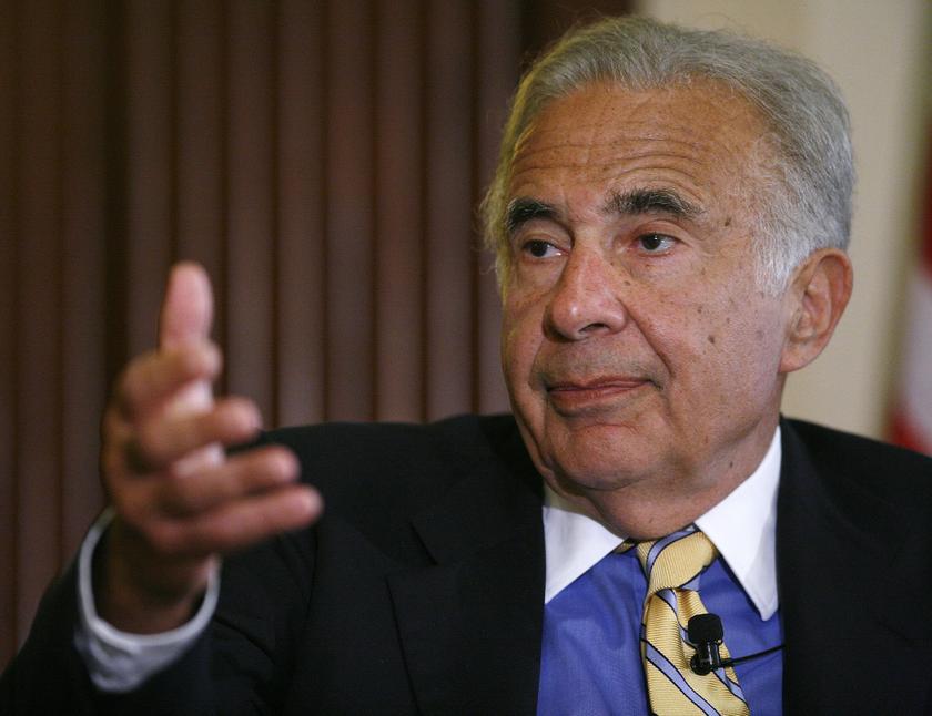 Investor Carl Icahn sold about 10 per cent back to the company in recent days. — Reuters pic