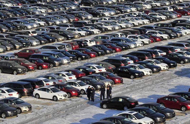 General Motorsu00e2u20acu2122 new Chinese-made cars are seen at a parking lot in Shenyang, Liaoning province, on January 25, 2013. u00e2u20acu201d Reuters pic