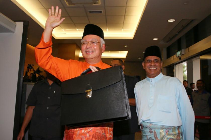 Prime Minister Datuk Seri Najib Razak is pictured before the tabling of Budget 2014 in Parliament in Kuala Lumpur on October 25, 2013. u00e2u20acu201d Picture by Saw Siow Feng